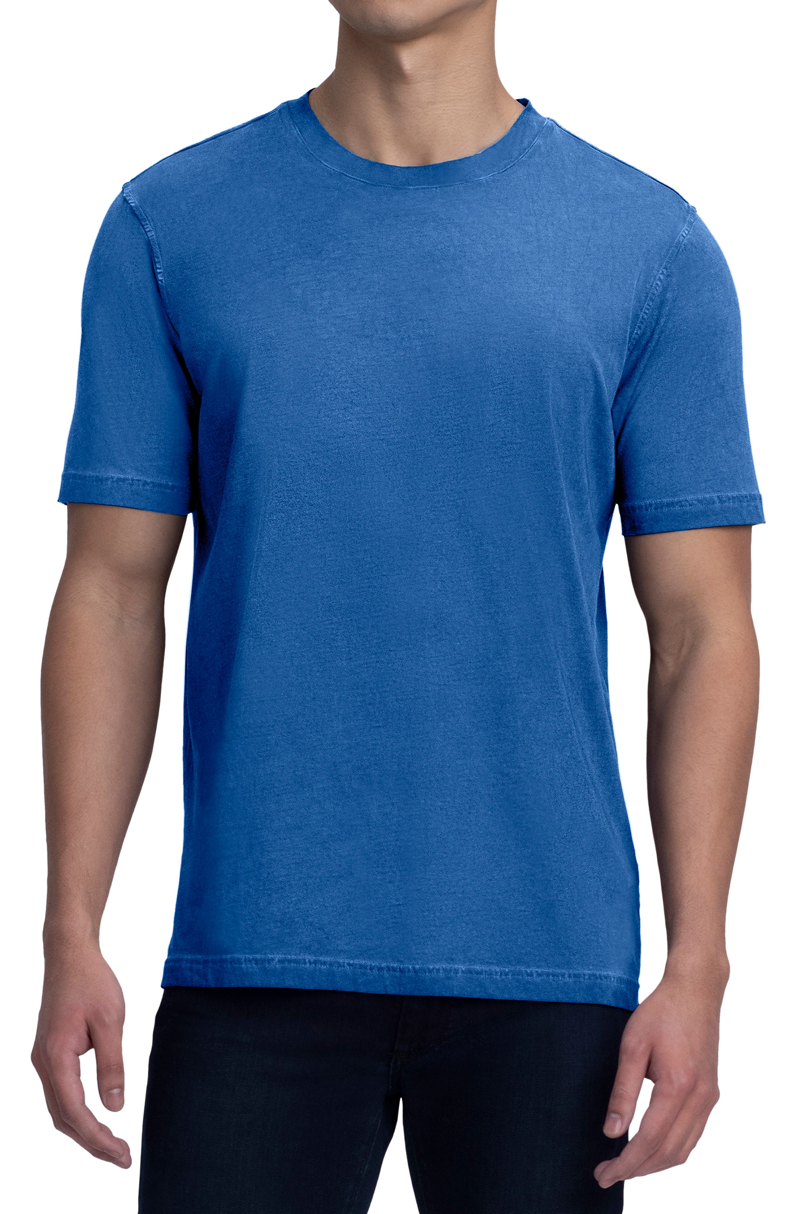 Robert Graham Men's Cobalt Blue Angles Graphic Crew-Neck Short Sleeve T-Shirt